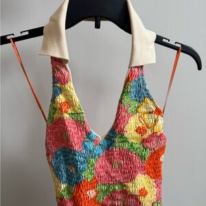 Zara Multicolor Floral Tank Top